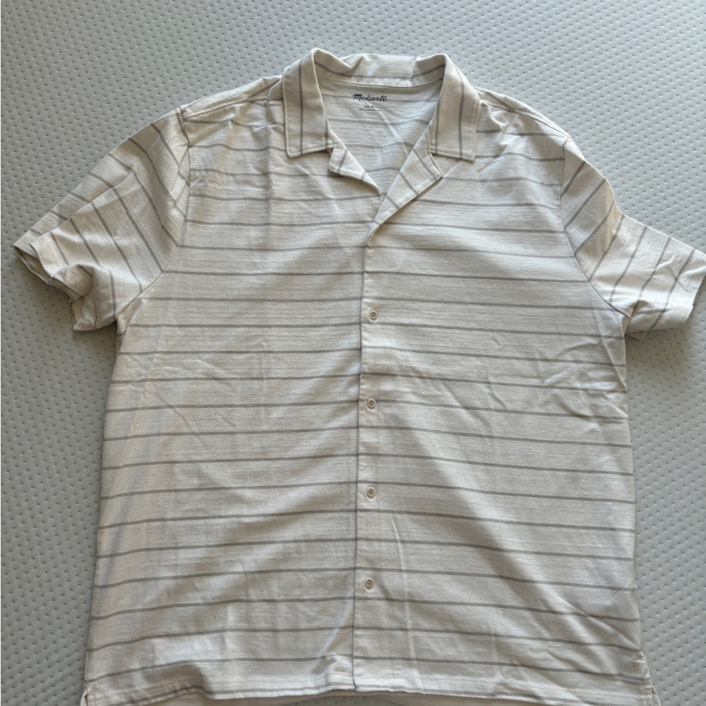 Madewell Knit Button Down Shirt